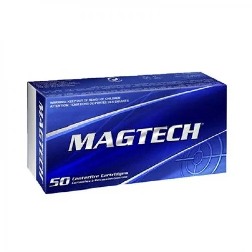 Magtech Range/Training Full Metal Jacket 9mm Ammo 124 gr 50 Round Box - Brass Casing