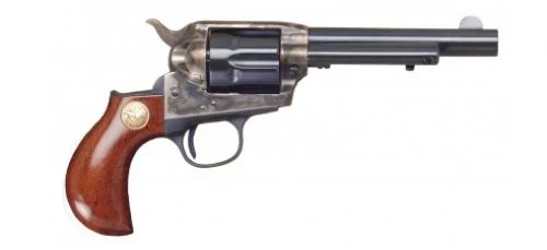 Cimarron Lightning 4.75" 38 Special Revolver - 6 Rounds | 4.75" Barrel | Wood Grips | Case Hardened