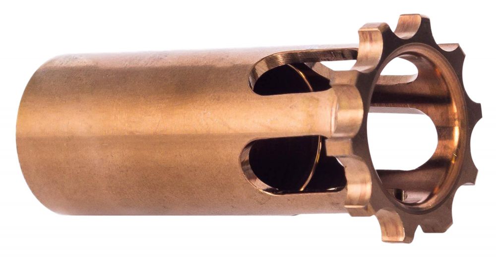 RUGGED SUPPRESSOR Suppressor Piston 1/2"-28 tpi Copper 17-4 Stainless Steel
