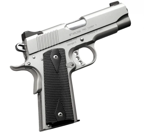 Kimber Stainless Pro Carry II 7+1 45ACP 4" - 7+1 Rounds | 4" Barrel | Polymer Grips | Stainless/Silver | 3-Dot Sights