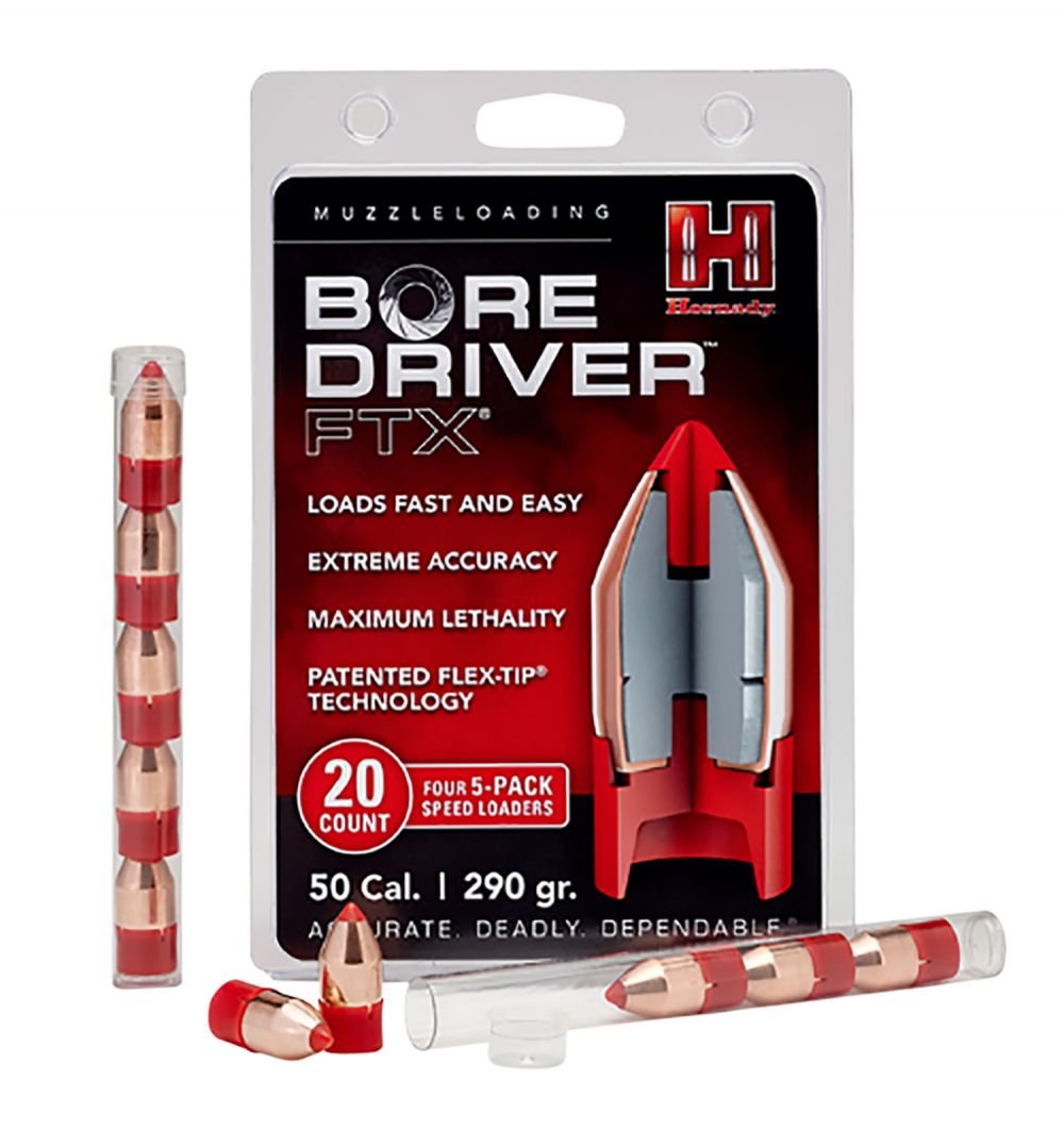 Hornady Bore Driver FTX 50 Cal Flex Tip eXpanding 290 gr 20