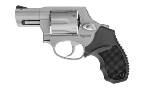 Taurus 856 Concealed Hammer Stainless 38 Special Revolver - 6 Rounds | 2" Barrel | Rubber Grips | Stainless/Silver | 3-Dot Sights
