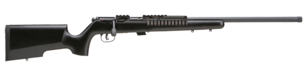 Savage MKIITRRSR .22 LRTHREADED BBL - 5+1 Rounds | 22" Barrel | Fixed Stock | Synthetic | Blue/Black