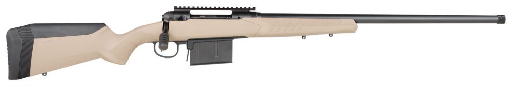 Savage Arms 110 Tactical Desert 300 Winchester Magnum Bolt Action Rifle - 5+1 Rounds | 24" Barrel | Flat Dark Earth Stock | Synthetic | Blue/Black