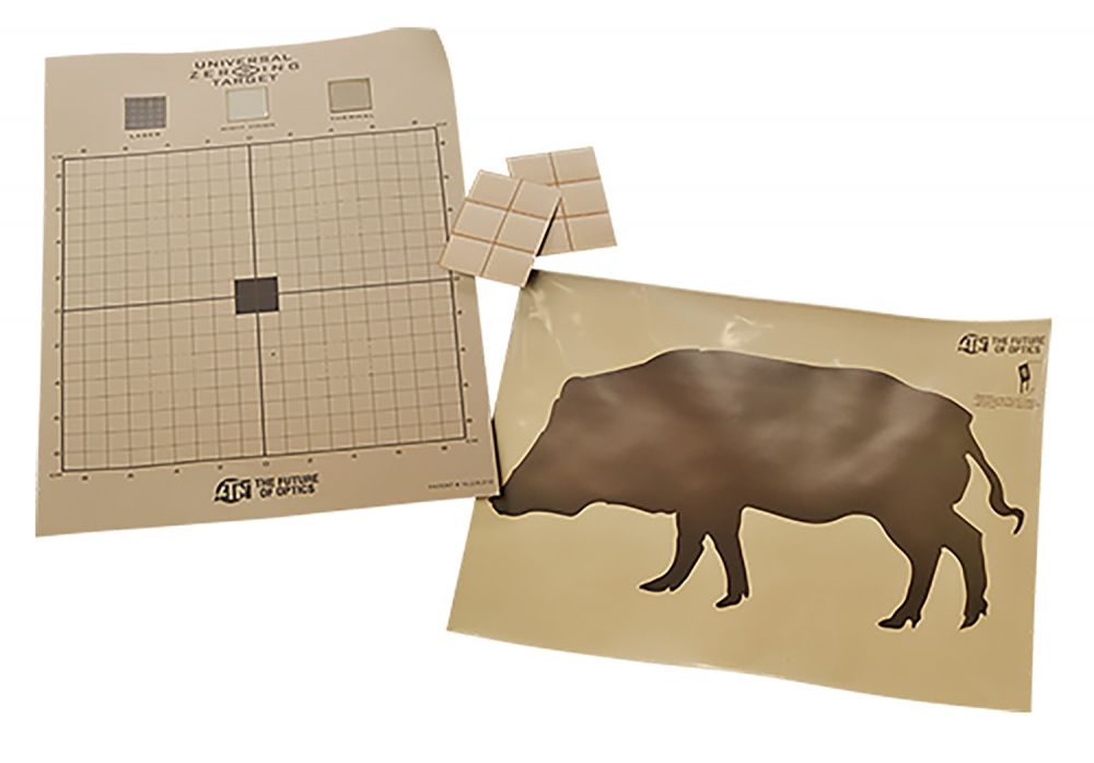 ATN Thermal Zero Training Kit Boar 30" x 24" 2 Targets