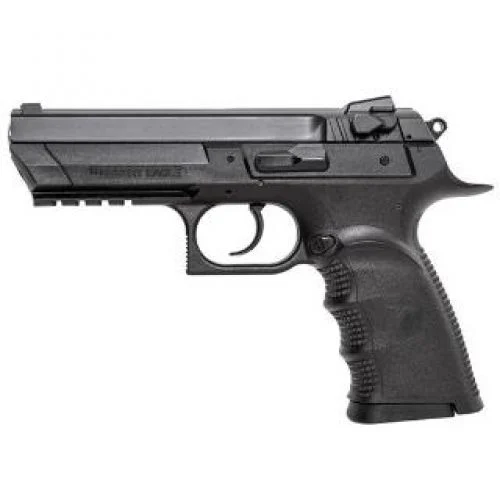 Magnum Research Baby Desert Eagle Single/Double Action 9mm 4.4" 10+1 Black Car - 10 Rounds | 4.4" Barrel | Polymer Grips | Blue/Black | 3-Dot Sights