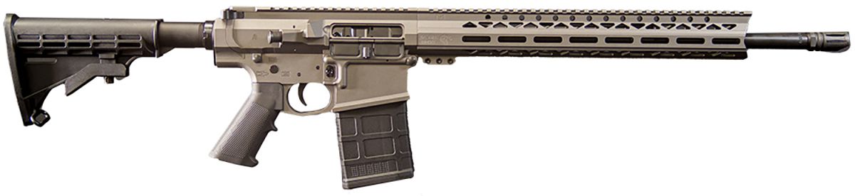 Live Free Armory LF-10 Battle Rifle 308 Win. 18" Flat Dark Earth - 20+1 Rounds | 18" Barrel | 6-Position Black Stock | FDE/Tan
