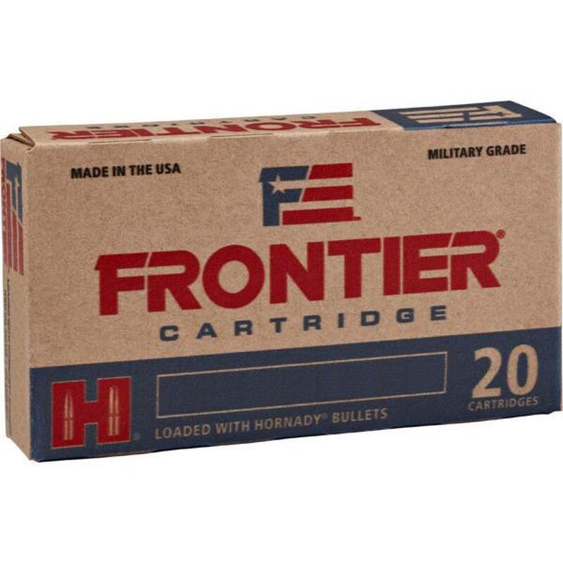 Hornady Frontier 5.56 NatoHollow Point 55gr20 Round Box - Brass Casing