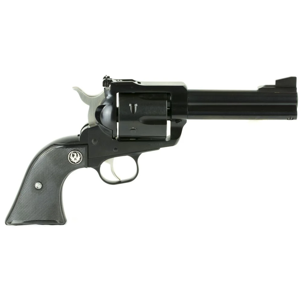 Ruger Blackhawk 45 Long Colt Revolver - 6 Rounds | 4.62" Barrel | Polymer Grips | Blue/Black | Adjustable Sights