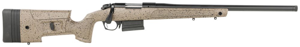 Bergara B-14 HMR 308 Winchester/7.62 NATO, 20" Threaded Barrel, Black/Brown Speckled, 5 Rounds - 5+1 Rounds | 20" Barrel