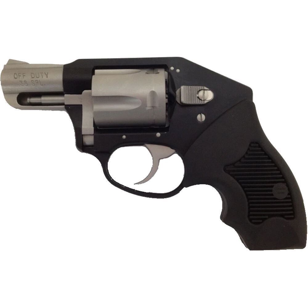 Charter Arms Off Duty 38 Special Revolver - 5 Rounds | 2" Barrel | Polymer Grips | Stainless/Silver