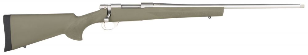 Howa-Legacy Hogue Standard 6.5 CRD Threaded Barrel Green Fixed Hogue Pillar-Bedded Overmolded Stock - 5+1 Rounds | 22" Barrel | Green Hogue Stock | Synthetic | Stainless/Silver