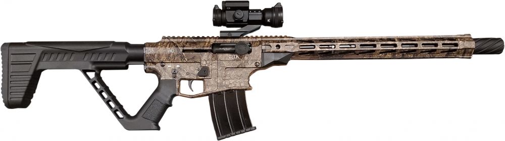 Rock Island Armory VR80 Tactical Right Hand Realtree Timber 12 Gauge Shotgun - 5+1 Rounds | 20" Barrel | 3" Chamber | Realtree Timber Stock | Synthetic | Blue/Black