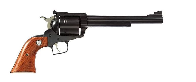 Ruger Super Blackhawk 44 Magnum, 7.5" Blue, 6 Shot Revolver - 6 Rounds | 7.5" Barrel | Wood Grips | Blue/Black | 3-Dot Sights