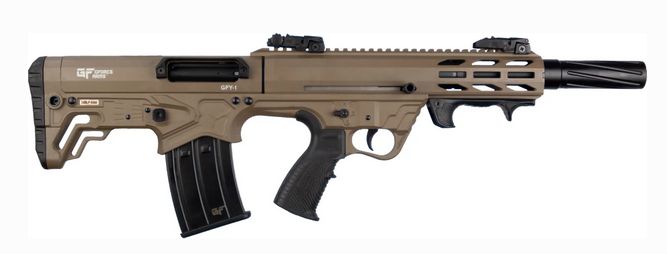 G-Force Arms GFY-1 12ga Bullpup Shotgun FDE 5+1 - 5+1 Rounds | 18.5" Barrel | 3" Chamber