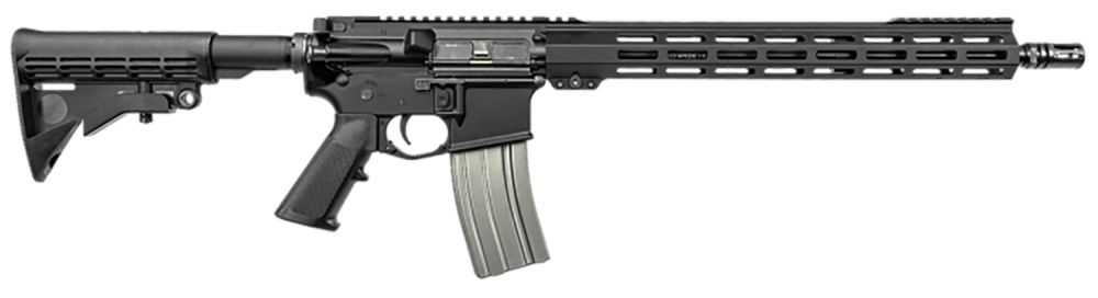 ZRO Delta UnBranded AR UAR-F 15" M-LOK 223 Remington/5.56 NATO AR15 Semi Auto Rifle - 30+1 Rounds | 16" Barrel | Black Stock | Blue/Black