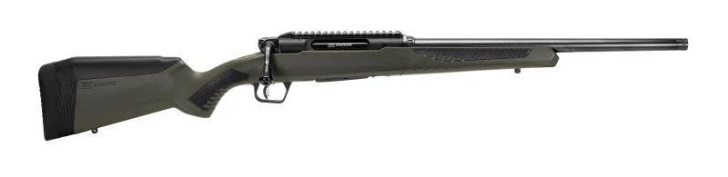 Savage Impulse Hog Hunter .300 Winchester Magnum Bolt Action Rifle - 3+1 Rounds | 24" Barrel | OD Green Stock | Synthetic | Blue/Black