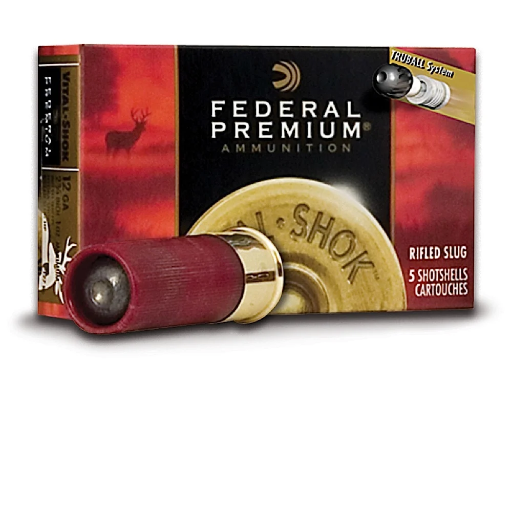 FederalVital-Shok Trueball12GARifled Slug 3" 1oz5rd box
