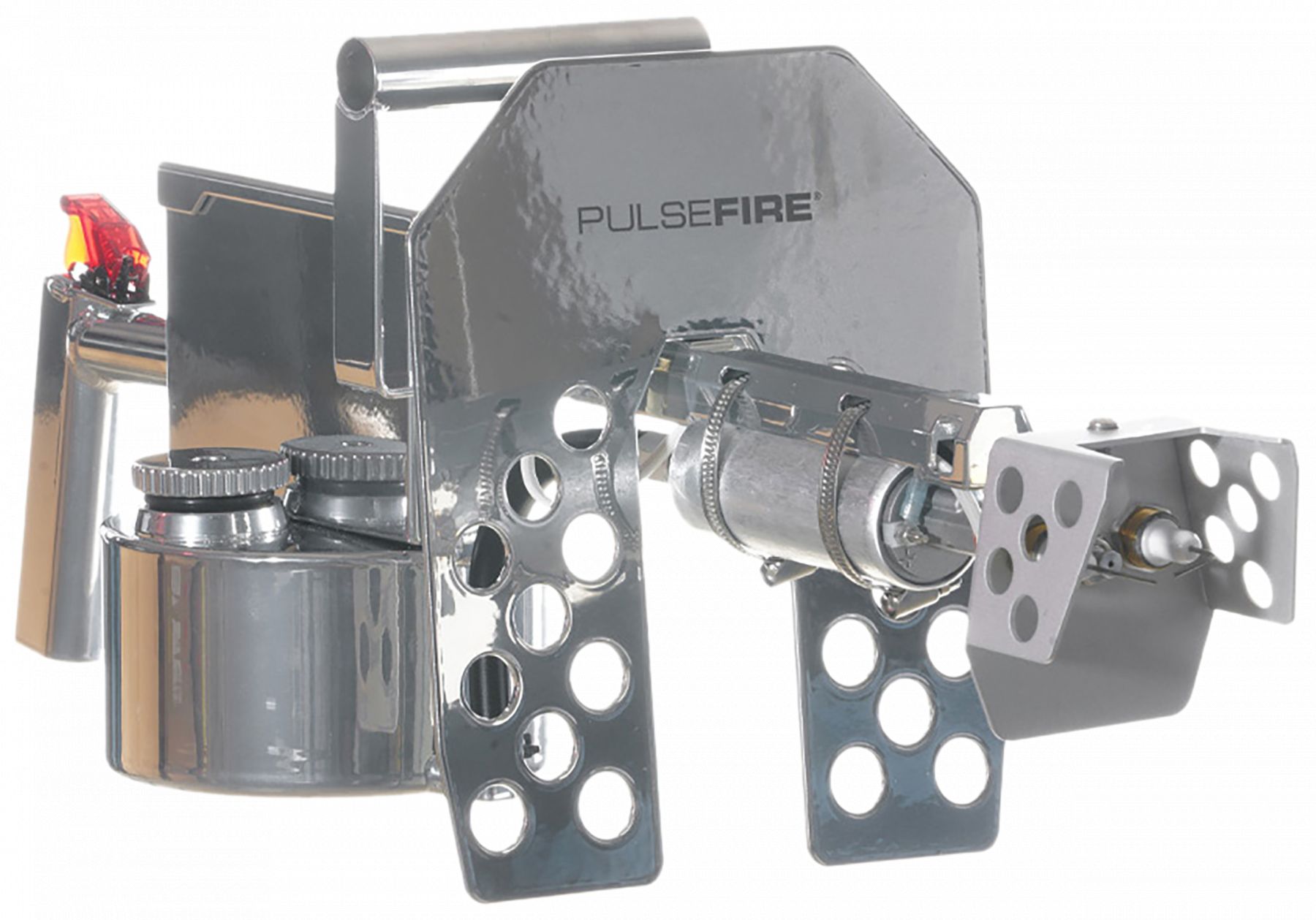 Exothermic Technologies Pulsefire LRT Mirror Silver Aluminum/Brass/Viton 25 ft Flame Range 25.70" Long Fuel Gasoline/G