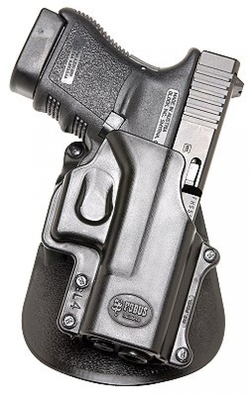 Fobus Standard Belt Paddle Fits Glock 29/30/39 Plastic Black - Black Color | Plastic Material | Paddle Holster Type