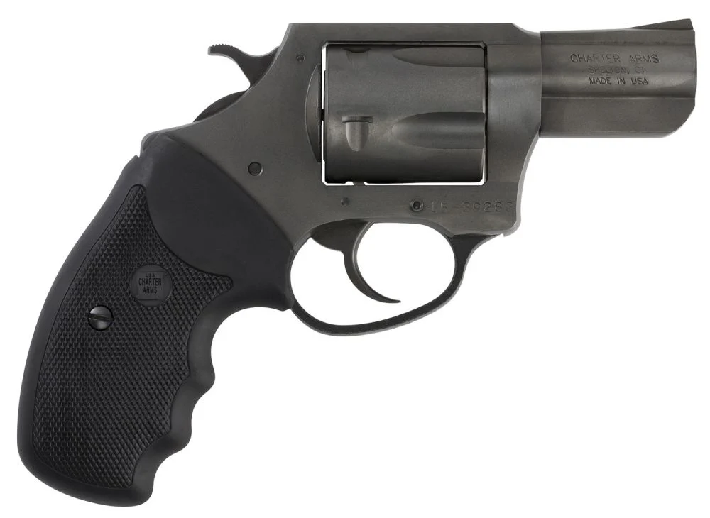 Charter Arms Pitbull Black 9mm Revolver - 5 Rounds | 2.2" Barrel | 3-Dot Sights