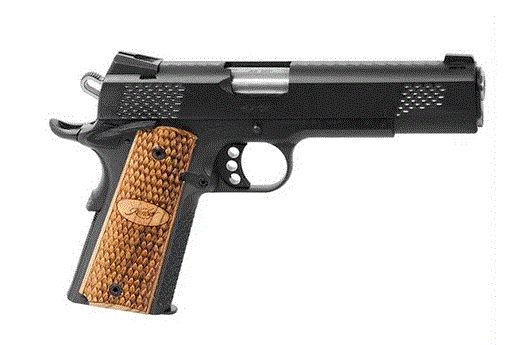Kimber Raptor II 8+1 .45 ACP 5" - 8+1 Rounds | 5" Barrel | Wood Grips | Blue/Black | Night Sights
