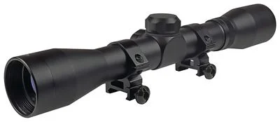 TruGlo Buckline 4x 32mm Rifle Scope - 3.94" Eye Relief | 33.41 ft @ 100 yds Field of View | 4x Fixed Magnification | 11.30" Length