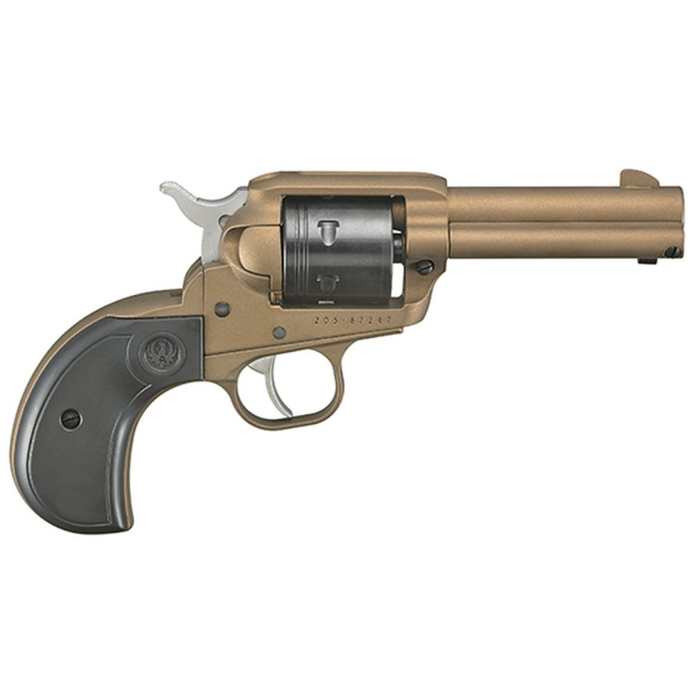 Ruger Wrangler Bronze 3.75" 22 Long Rifle Revolver - 6 Rounds | 3.75" Barrel | FDE/Tan
