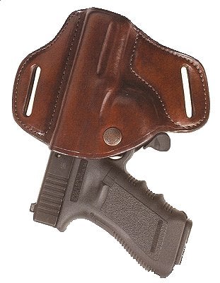Bianchi Belt Holster For Colt Government - Tan Color | Leather Material | Belt Type