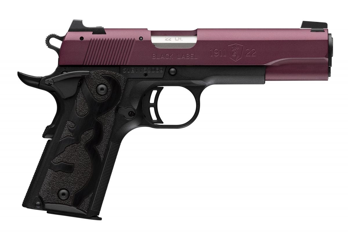Browning 1911-22 Black Label Full Size .22LR Semi Auto Pistol - 10+1 Rounds | 4.25" Barrel | Fiber Optic Sights