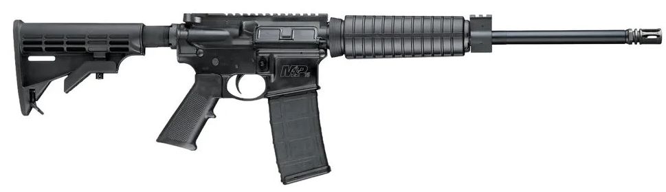 Smith & Wesson M&P15 Sport II OR 223 Remington/5.56 NATO AR15 Semi Auto Rifle - 30 Rounds | 16" Barrel | 6-Position CAR Stock | Synthetic | Blue/Black