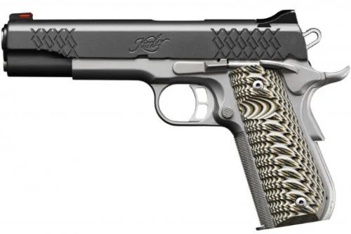 Kimber Aegis Elite Custom Pistol - 9mm, 5 IN. Barrel 9Rd - 8+1 Rounds | 5" Barrel | Composite Grips | Stainless/Silver | 3-Dot Sights