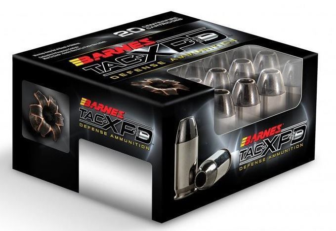 Barnes Tactical XPD TAC-XP 40 S&W Ammo 20 Round Box - Brass Casing