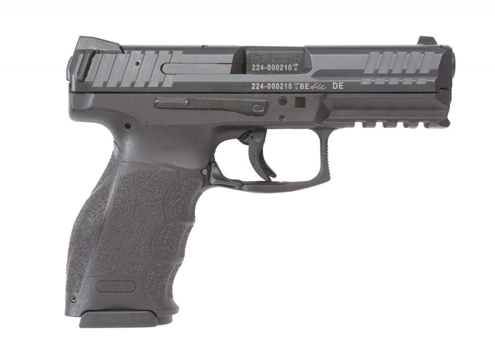 Heckler & Koch H&K VP9 9mm 4.09" 10+1 (2) Black Steel Slide Black Interchangeable Backstrap Grip - 10+1 Rounds | 4.09" Barrel | Polymer Grips | Blue/Black
