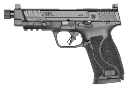 Smith & Wesson M&P45 M2.0 .45ACP 5.12" - 10+1 Rounds | 5" Barrel | Polymer Grips | Blue/Black | 2-Dot Sights