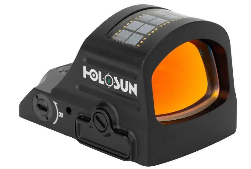 Holosun HE407C-GR X2 1x Green 2 MOA Dot Reflex Sight - CR1632 Battery | Unlimited Eye Relief | 1x Fixed Magnification | 1.78" Length