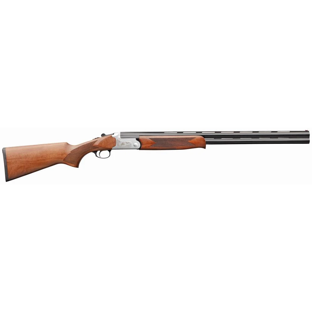 Charles Daly 202 Shotgun, 12 Gauge, 3" Chamber, 28" Barrel, Walnut, 2 Rounds - 2 Rounds | 28" Barrel | 3" Chamber | Checkered Walnut Stock | Wood | Blue/Black