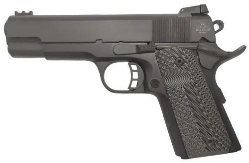Rock Island Armory - Armscor - Rock Ultra CCO Combo, 9mm/22TCM9R,4.2", Fiber Optic Sights, Parkerized, G10 Grips, 8-rd - 8 Rounds | 4.2" Barrel | Composite Grips | Blue/Black | Fiber Optic Sights