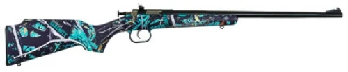Crickett Muddy Girl Serenity Youth 22 Long Rifle Bolt Action Rifle - 1 Round | 16.125" Barrel | Muddy Girl Serenity™ Stock | Synthetic | Blue/Black