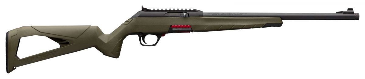 Winchester Wildcat SR .22 LR OD Green Stock - 10+1 Rounds | 16.5" Barrel | OD Green Stock | Synthetic | Blue/Black