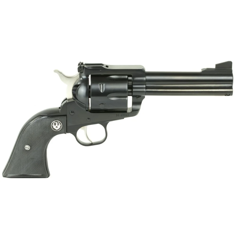 Ruger Blackhawk Convertible 357 Magnum / 9mm Revolver - 6 Rounds | 4.625" Barrel | Polymer Grips | Blue/Black | Adjustable Sights