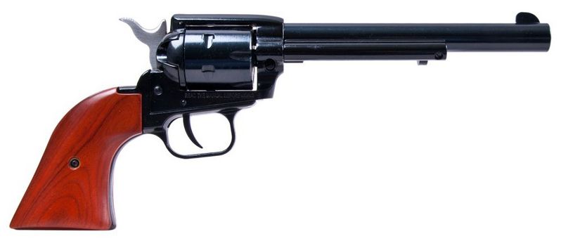 Heritage Manufacturing Rough Rider Black Standard 6.5" 22 Long Rifle / 22 Magnum / 22 WMR Revolver - 6 Rounds | 6.5" Barrel | Blue/Black