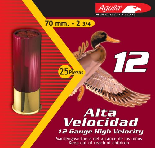 Aguila Hunting High Velocity 12 GA 2.75" 1-1/4 oz 6 Round 25 Bx/ 10