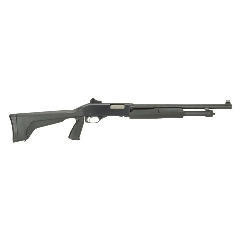 Stevens 320 Security Ghost Ring Sight/Pistol Grip 12 Gauge Shotgun - 5 Rounds | 18.5" Barrel | 3" Chamber | Fixed Stock | Synthetic