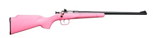 Crickett Youth Rifle .22LR 16.1" Pink Synthetic Stock - 16.125" Barrel | Fixed Stock | Synthetic | Blue/Black