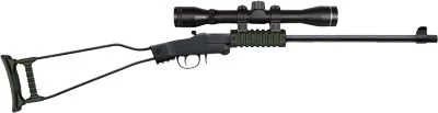 CHIAPPA LITTLE BADGER .22 LR 16.5" OD - 1 Round | 16.5" Barrel | Synthetic | Blue/Black