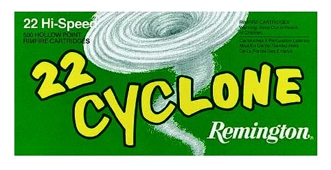 Remington Ammunition Cyclone .22 LR Hollow Point 36 GR - Brass Casing