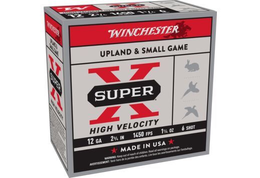 WinchesterSuper-X 12GA 2.75" #6 shot1450FPS 1-1/4oz 25RD