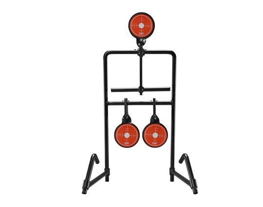 Handgun Three Gong Reset Target Steel Card