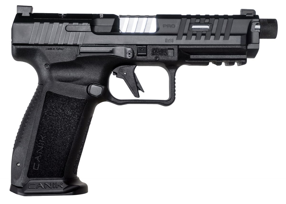 Canik METE SFT Pro Full Size 9mm 5" Match Grade Barrel, Optic Ready, 20+1/18+1 - 20+1 Rounds | 5" Barrel | Polymer Grips | Blue/Black